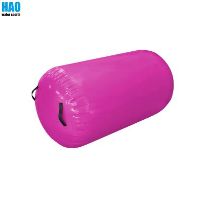 China Inflatable Gym Sports Equipment Air Rolling Gymnastics Air Track Barrel for sale