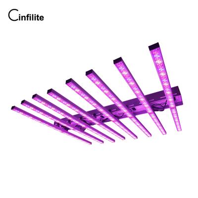 China Seed Starting Commercial Infilite Best Seller 600w 720w Full Spectrum Led Grow Light Bar For Indoor Greenhouse Plant for sale