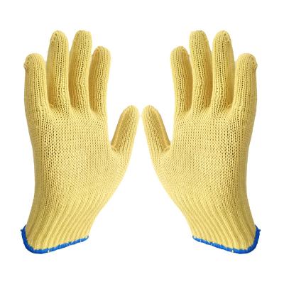 China Aramid Fiber Cut Resistant Gloves Sunnyhope Construction 7 Gauge Aramid Fiber Knitted Cut Resistant Work Gloves for sale