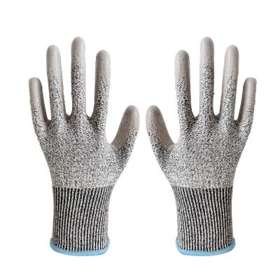 China Sunnyhope Cut Resistant Gloves 13 Gauge Hppe Nylon Fiberglass Knitted Glove Latex Coated Cut Resistant Gloves for sale