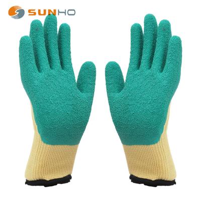 China Hot Selling Latex Hand Gloves Safety SUNNYHOPE Latex Construction Work Gloves Latex Coated Gloves Work Safety Gloves for sale