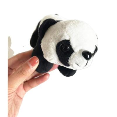 China Mini Small Cute Soft Animal Stuffed Ring Decoration Plush Toy China Main National Treasure Panda Doll for sale