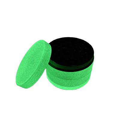 China 40mm50mm63mm Metal Accessories Tobacco Grinder Luminous High Quality Herb Grinder Smoking Grinder 63MM for sale