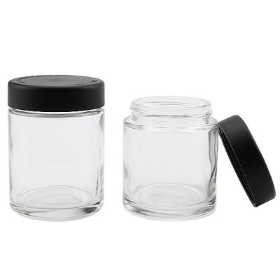 China Eco - Friendly Glass Packaging Glass Jar And Canned Food Container Bottles With Child Resistant Cap for sale