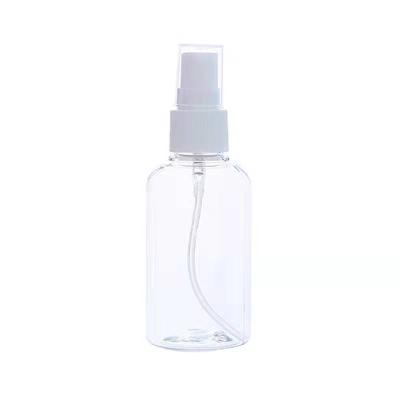 China Personal Packaging 250ml Custom Generic Clear Skin Care Logo PET Empty Cosmetic Bottles With Spray for sale