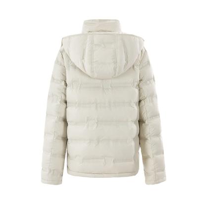 China Winter Waterproof Women's High Neck Pullover Down Jacket White Duck Filled Down Jacket Coat Mid Thigh Length Tall for sale