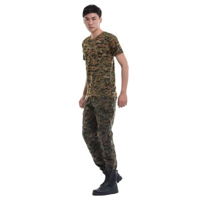 China Breathable Tactical Camouflage Shirts Army Combat Camouflage Summer Fashion Cotton Military Clothing T-shirt Camouflage for sale