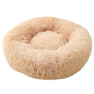 China Wholesale Sustainable Autumn Winter Kennel Plush Pet Round Warm Comfortable Removable Washable Pet Kennel for sale