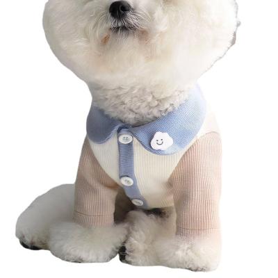 China Good Quality Summer Sustainable Pet Clothes Cute Dog Color Polo Two Legged Shirt Dog Clothes for sale