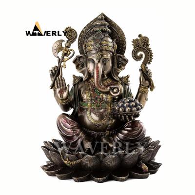 China India Custom Made Antique Bronze Ganesh Statue Brass 2 Feet 3 Feet 4 Feet Ganesh Statue Cn for sale