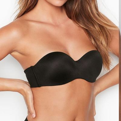 China Non-slip Gathered Slim Tube Top Invisible Bra Underwear Women's Waist Strapless Wholesale QUICK DRY Smooth No Trace for sale