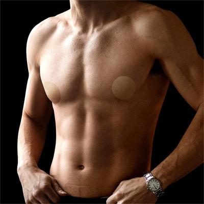 China Amazon Selling Men Hot Breathable Disposable Waterproof Nipple Cover Invisible Adhesive Swimming Nipple Covers for sale