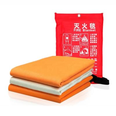 China Orange Home Depot-Brandschutz-Decken-Fiberglas silikonumhülltes 1.2m*1.2m 0.43mm zu verkaufen