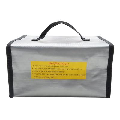 China OEM Fireproof Silicone Coated Fiberglass Battery Safety Bag for sale