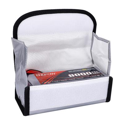 China OEM Portable Fireproof Explosion Proof Fiberglass RC Battery Bag for sale