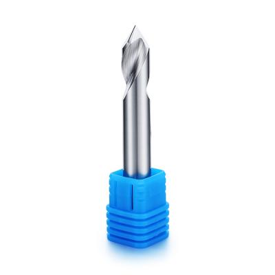 China CNC Process BKXE Carbide Cobalt Drill Bits Tools 2 Flute Metal Spot Drill CNC Spotting Drill With Coating for sale