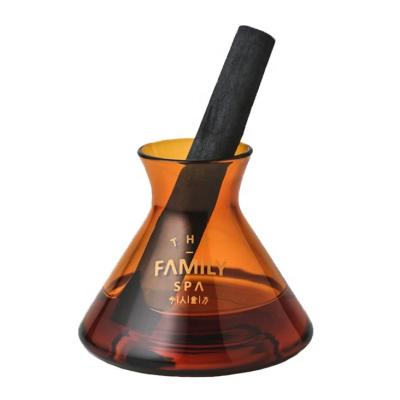 China New Design Glass Personal Care 200ml Reed Diffuser Bottle Multi Color For Room Fresh Air Home Decorative for sale