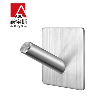 China Sustainable 304 Stainless Steel Robe Wall Hook For Kitchen And Bathroom for sale