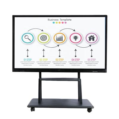 China Clecertouch Mobile smart board all in one interactive whiteboard skd with ten-point touch for sale