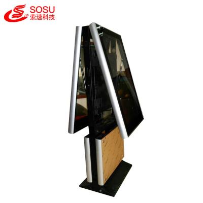 China CE IP65 55inch double sided digital signage outdoor waterproof totem for sale