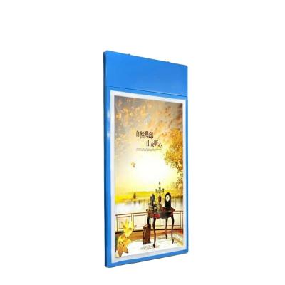 China 43 inch ultrathin lcd screen double side roof ceiling advertising display for shop window for sale