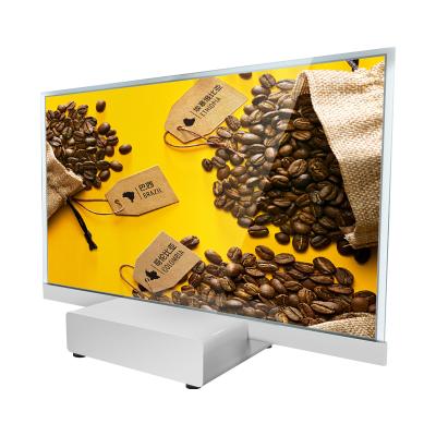 China 55 inch Full HD OLED displays transparent Double screen digital signage for sale