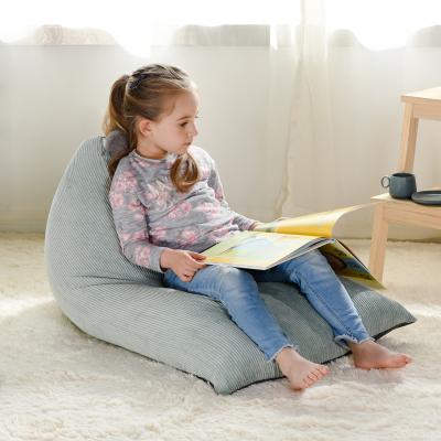 China Removable Cover YJ Customized Plush Bean Bag Chair Cover Candy-Colored Bean Bag, Bean Bag With Zipper For Kids Toy Storage (No Filling) for sale