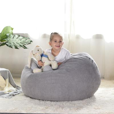 China Removable Plush Bean Bag Chair Cover Candy-Colored Bean Bag, Baby Cover YJ Bean Bag for Organizing Kid's Room for sale