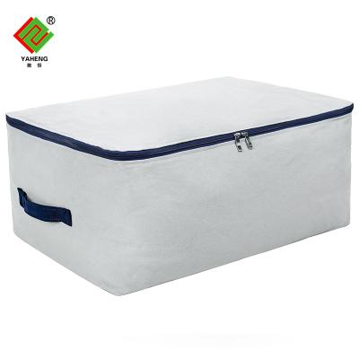 China New Sustainable Warm Nonwoven Blanket Storage Bag Quilt Bag Blanket Storage Bag for sale