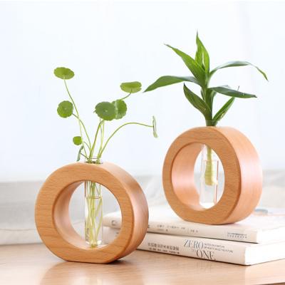 China Wholesale Minimalist Home Decoration Home Decoration Accessories Decor Indoor Glass Vase for sale