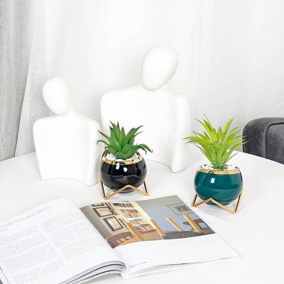 China Function Housing Minimalist Wholesale Home Decor Artificial Plant With Pot Small Indoor Artificial Succulent Plant for sale