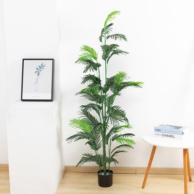 China Contemporary Wholesale Home Decor Artificial Realistic Green Plant Potted Plants for sale