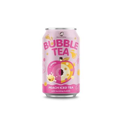 China Taiwan natural boba popping bubble with peach iced tea bursting boba tea for sale