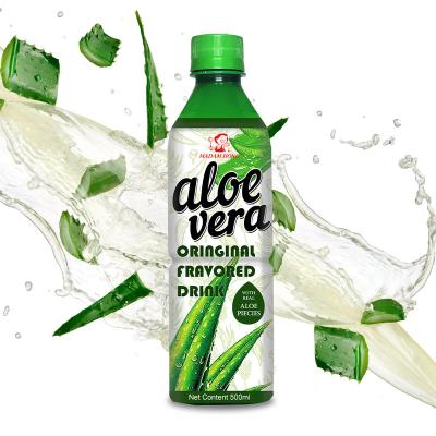 China 500ml Natural Original Grape Flavor Aloe Vera Juice In Taiwan for sale