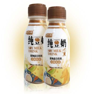 China Natural Taiwan 300ml PP Bottle Non-GMO Soybean Milk Soy Drink for sale