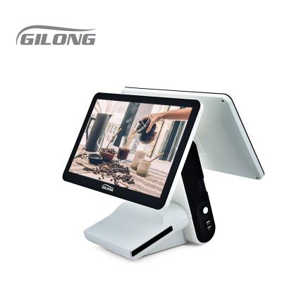 China Public Transport Gilong Spares Supermarkets / Free Point Of Sale All Restaurant Touch Screen In One POS Android Systems for sale