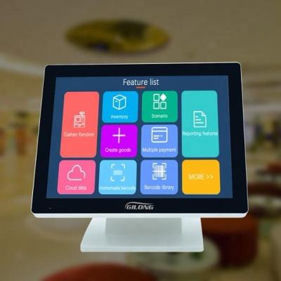 China White Touch Screen Windows Tablet POS System POS Cash Register 15 Inch / Customization for sale