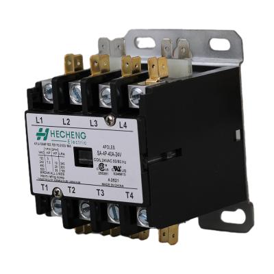 China HVAC-R UL Listed 4P 40A Definite Purpose Contactor DP Magnetic Contactor For HVAC Use for sale