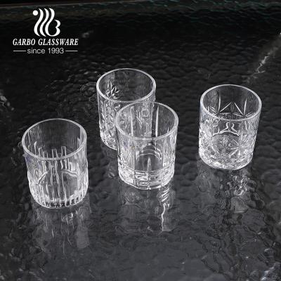 China High Quality 8OZ New Rock Designs Whiskey Juice Bohemian Tumbler For Bar Home Glass Gift Drinking Set Items for sale