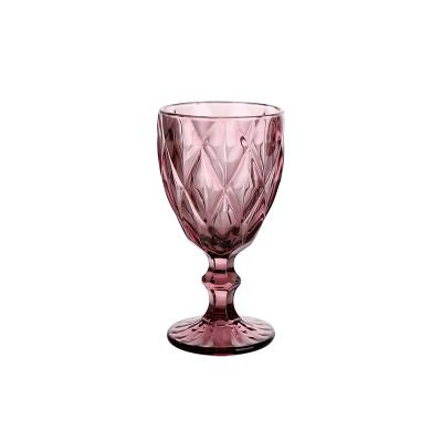 China BRIEF wholesale all size glassware luminous colorful handmade pressed glass tumbler for sale