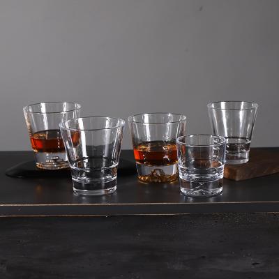 China Clear Machine Stocked Pressed High Ball Glass Cocktail Glass For Juice Drinking Tumbler for sale