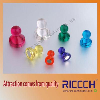 China High Quality Acrylic Push Pin/Desktop Magnet Push Pin/Magnetic Push Pin Customized DIA21.2mm for sale