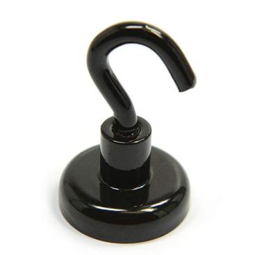 China Magnet Industrial Black Magnetic Hook for sale