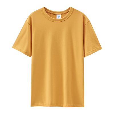 China Wholesale Heavy 100% Cotton 250G Anti-Wrinkle White T-Shirt For Men Street Use Solid Round Neck Sports Tee for sale