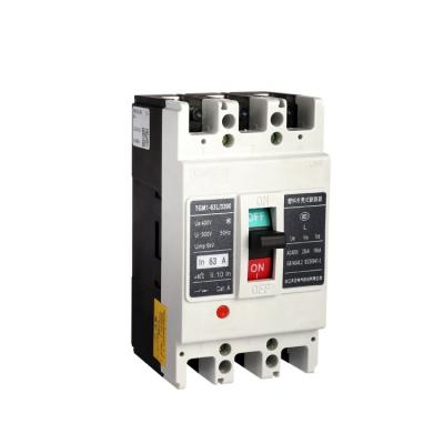 China High Breaking Capacity 3 Phase Molded Case Circuit Breaker Motorized MCCB for sale