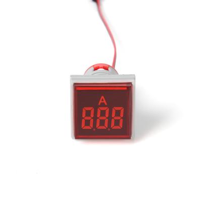 China AD101- 22AM 22 mm 100A Standard Single AC LED Indicator Digital Ammeter Meter for sale