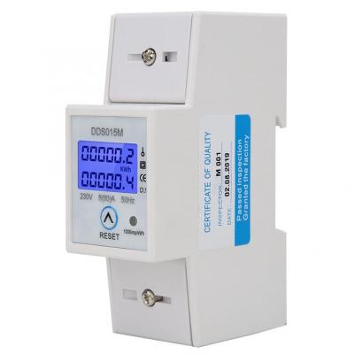 China DDS015M Digital Display Single Phase Electric Power Meter Can-be-handed 230V Electric Meter DDS015M Watt Hour Meter for sale