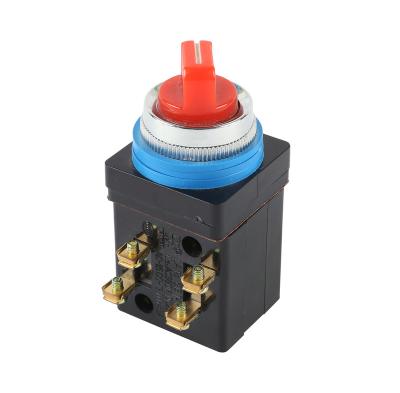 China Rotary Control Switch AC 400V 10A 2 Position Selector On/Off Color Customized for sale