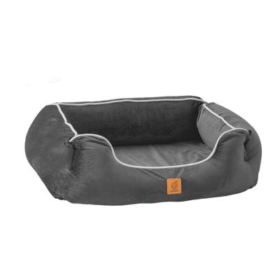 China Wholesale Luxury Breathable Old Pet Washable Sofa Dog Bed Protect Bone Easy To Clean Designer Hot for sale