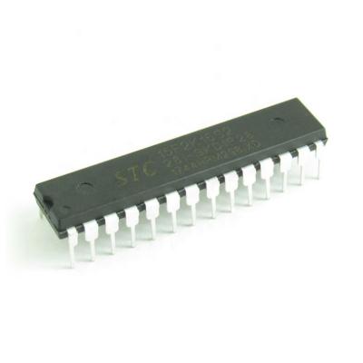 China New direct arrival standard DIP-28 MCU integrated circuit microcontroller chip STC15F2K16S2-28I for sale